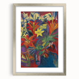 Expressionist Art: Still Life with Lilies by Kirchner Canvas Print