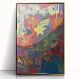 Expressionist Art: Still Life with Lilies by Kirchner Canvas Print