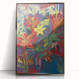 Expressionist Art: Still Life with Lilies by Kirchner Canvas Print