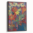 Expressionist Art: Still Life with Lilies by Kirchner Canvas Print