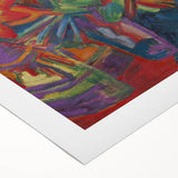 Expressionist Art: Still Life with Lilies by Kirchner Canvas Print