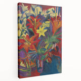 Expressionist Art: Still Life with Lilies by Kirchner Canvas Print