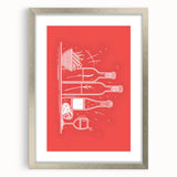 Textured abstract art print in silver frame, featuring swirls in shades of gray, ideal for bedroom wall decor.