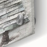 Musical Christmas Tree Art Print - Unique Layered Holiday Wall Decor