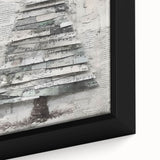 Musical Christmas Tree Art Print - Unique Layered Holiday Wall Decor