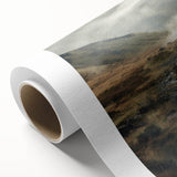 Stunning landscape wall art on rolled canvas, showcasing vibrant colors of lush countryside scenery, perfect for home decor and adding a natural touch to interiors.