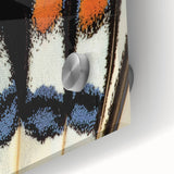 Large abstract wall art featuring close-up of an animal, in muted earth tones on acrylic glass.