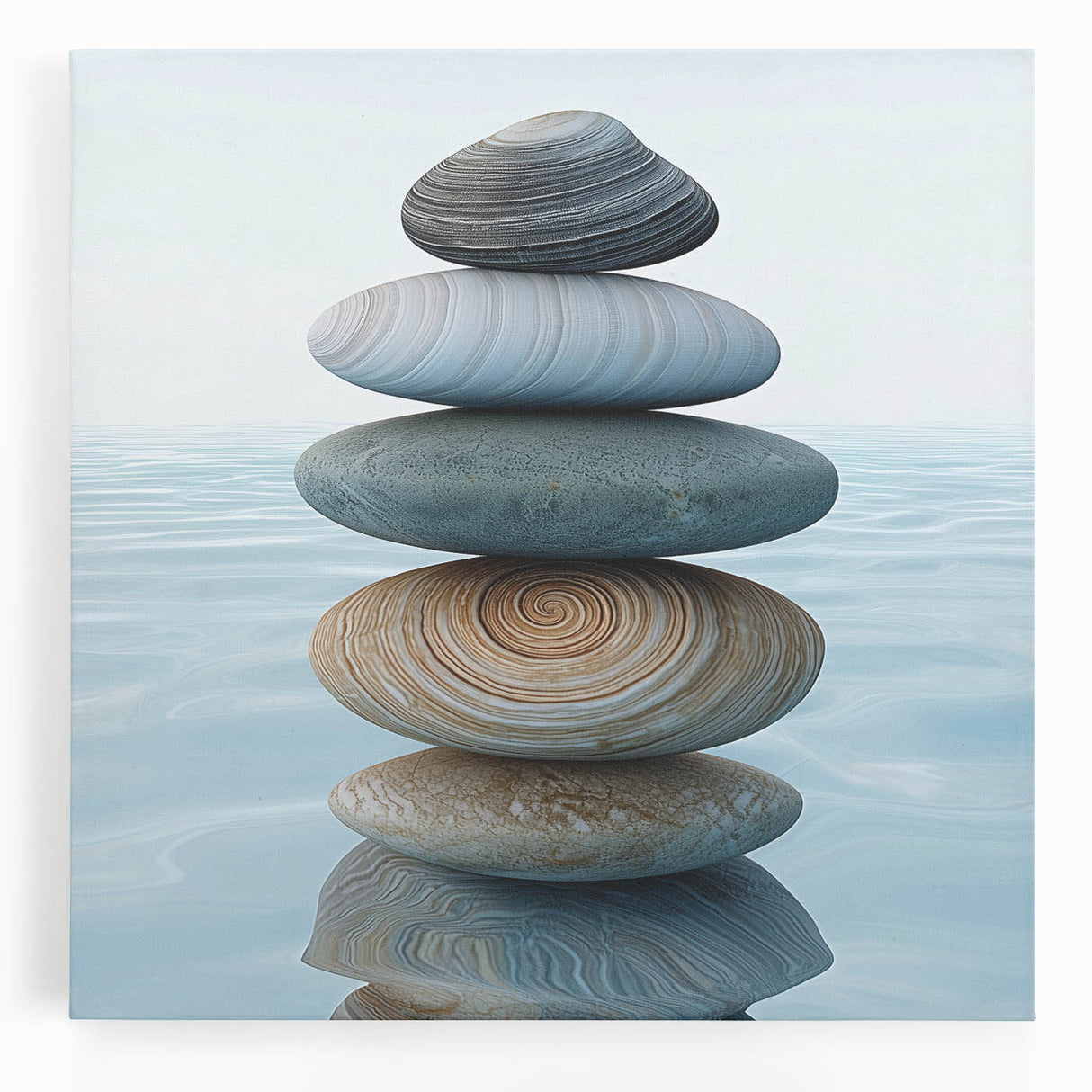 Black and white close-up photo of natural elements on large stretched canvas, suitable for kitchen wall art.
