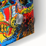 Colorful Pop Art Wall Art - Bold Canvas with Red, Yellow, and Blue