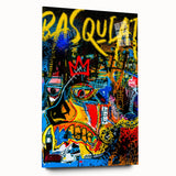 Colorful Pop Art Wall Art - Bold Canvas with Red, Yellow, and Blue