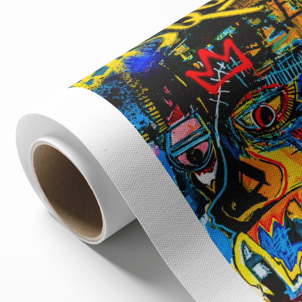 Colorful Pop Art Wall Art - Bold Canvas with Red, Yellow, and Blue