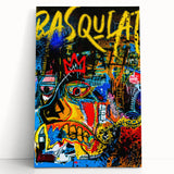 Colorful Pop Art Wall Art - Bold Canvas with Red, Yellow, and Blue