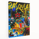 Colorful Pop Art Wall Art - Bold Canvas with Red, Yellow, and Blue