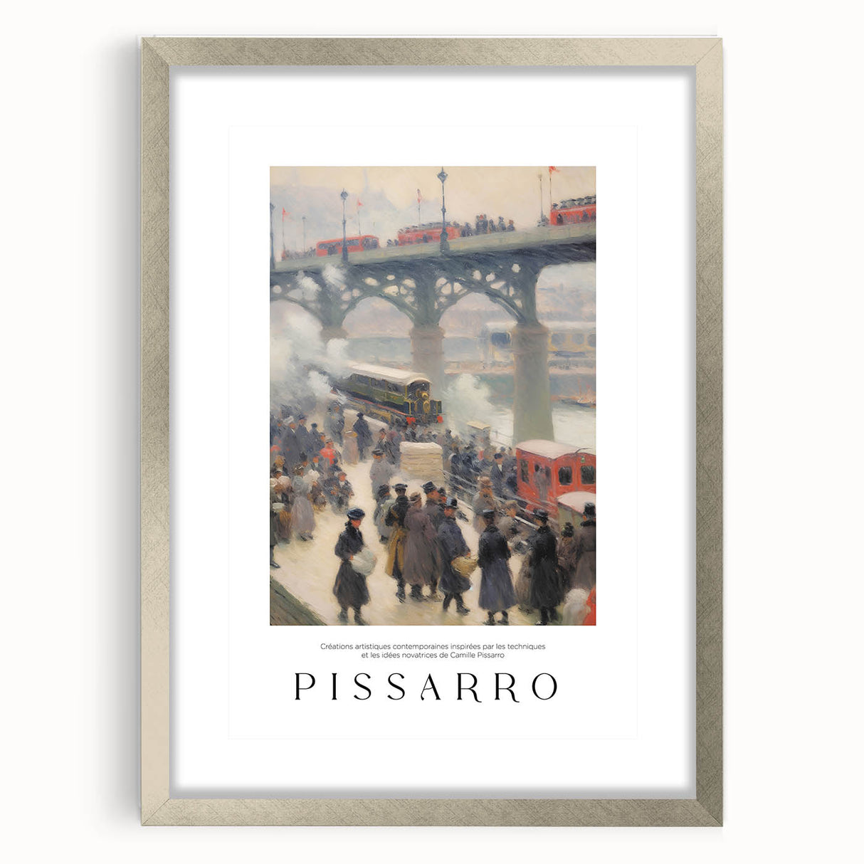 Textured abstract art print in neutral and earth tones on a framed canvas, suitable for bedroom decor.