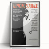 Retro Wall Art - Scarface Movie Poster - 80s Vintage Art Prints