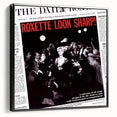 Retro Roxette Look Sharp Poster - Vintage Prints for Wall Art