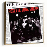 Retro Roxette Look Sharp Poster - Vintage Prints for Wall Art