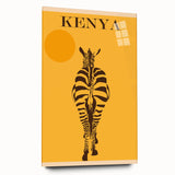 Retro Kenya Travel Poster – Vintage Prints & Mid-Century Modern Art