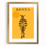 Retro Kenya Travel Poster – Vintage Prints & Mid-Century Modern Art