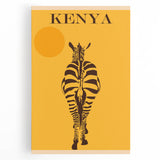 Retro Kenya Travel Poster – Vintage Prints & Mid-Century Modern Art