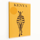 Retro Kenya Travel Poster – Vintage Prints & Mid-Century Modern Art