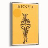 Retro Kenya Travel Poster – Vintage Prints & Mid-Century Modern Art