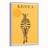 Retro Kenya Travel Poster – Vintage Prints & Mid-Century Modern Art