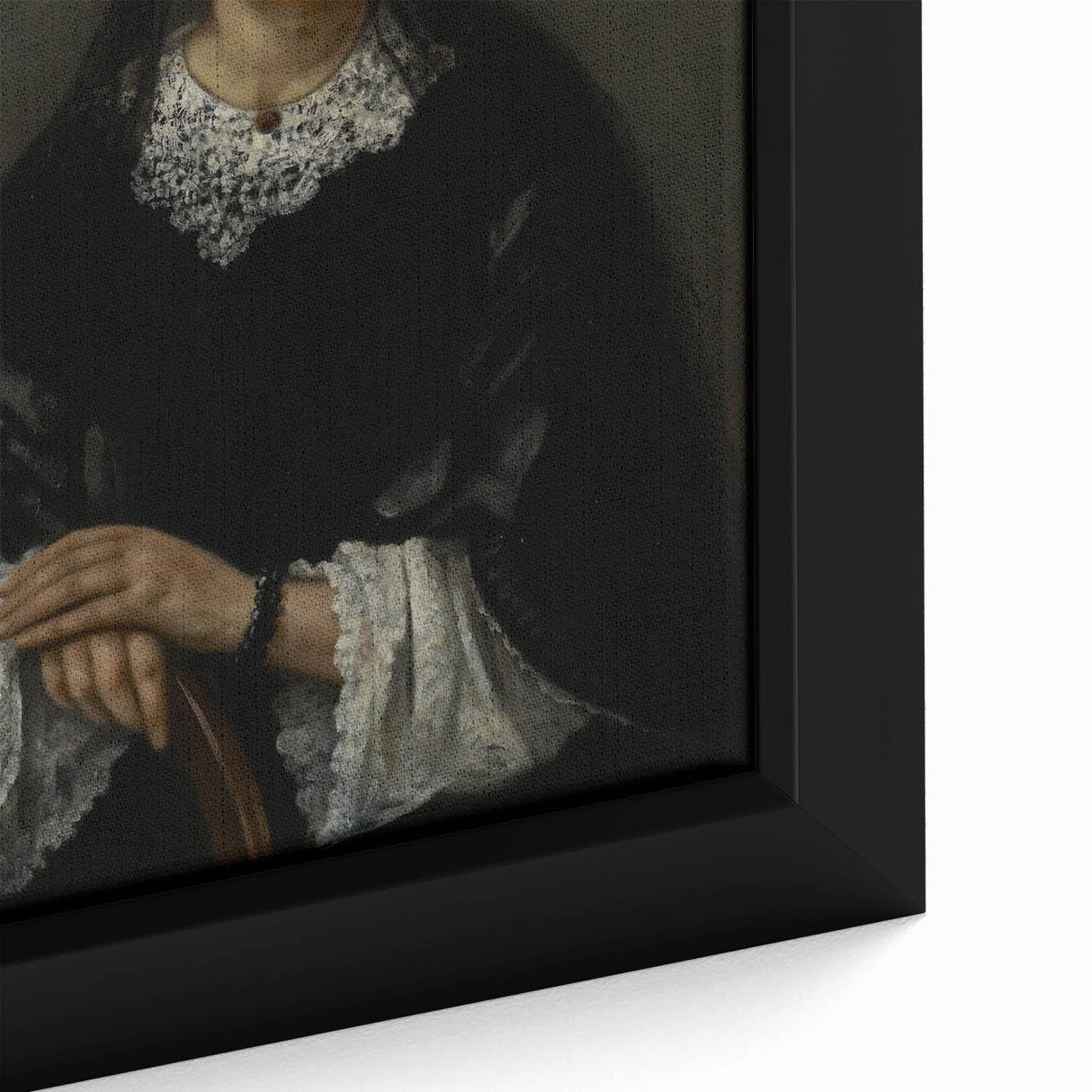 Realism Art Prints - Portrait of a Woman by Gustave Courbet