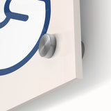 Peace Hand Sign – Minimalist Boys Room Wall Art Print