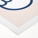 Peace Hand Sign – Minimalist Boys Room Wall Art Print