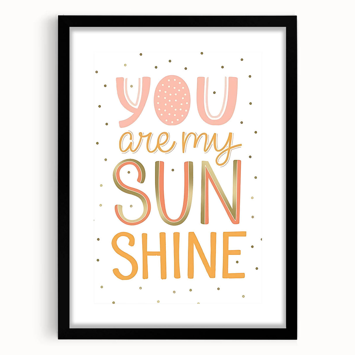 You Are My Sunshine Nursery Wall Art - Baby Room Decor