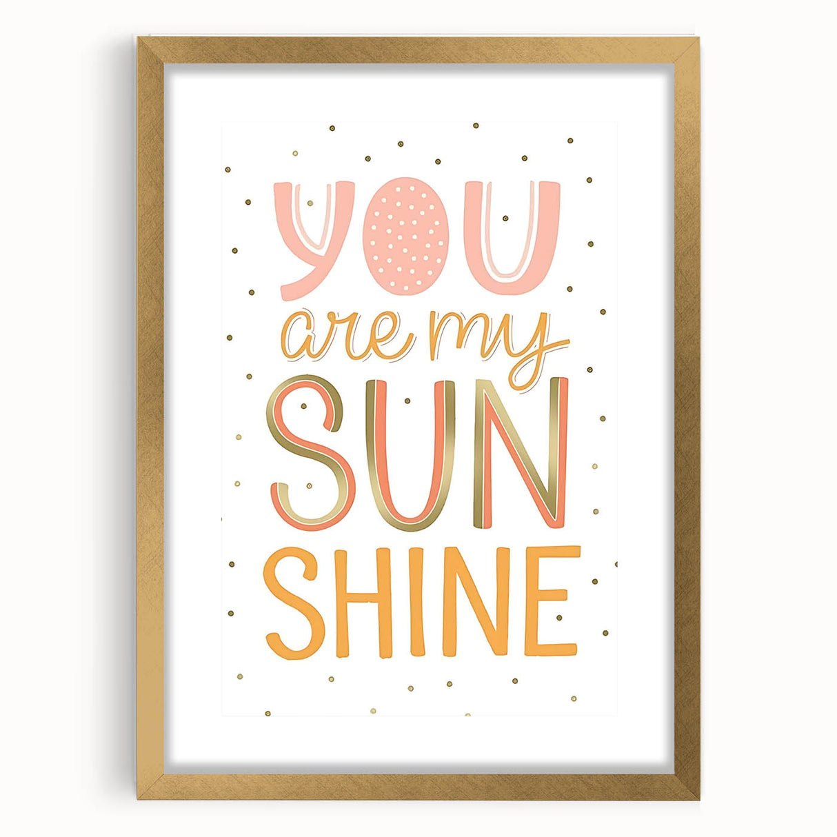 You Are My Sunshine Nursery Wall Art - Baby Room Decor