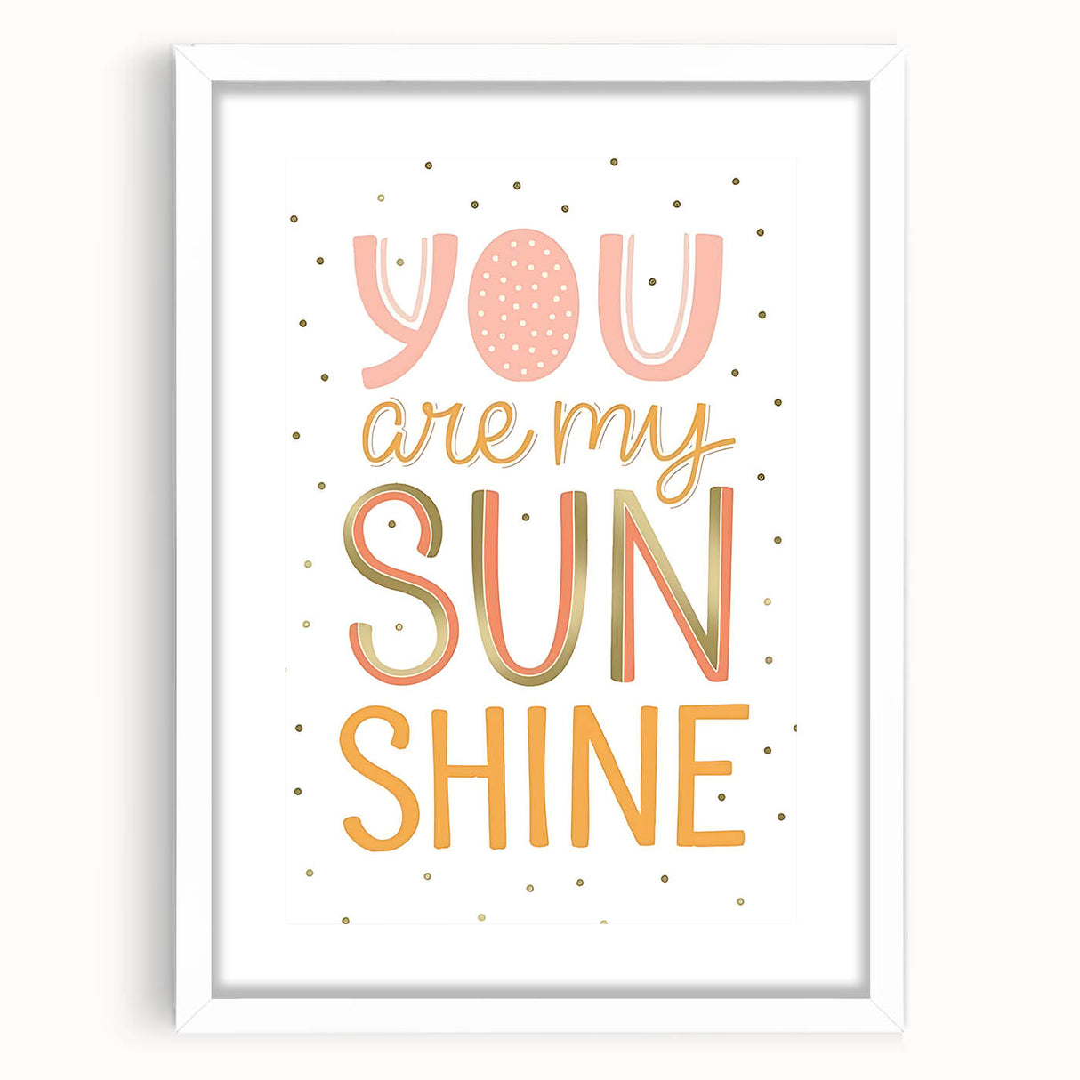 You Are My Sunshine Nursery Wall Art - Baby Room Decor