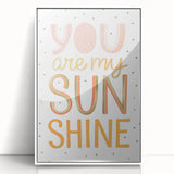 You Are My Sunshine Nursery Wall Art - Baby Room Decor