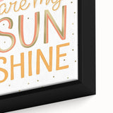 You Are My Sunshine Nursery Wall Art - Baby Room Decor