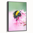 Black and white landscape art painting on framed canvas depicting a spring scene, ideal for bedroom wall decor.