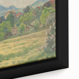 Modern Wall Art: Tranquil Countryside with Blooming Lilacs