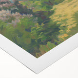 Modern Wall Art: Tranquil Countryside with Blooming Lilacs