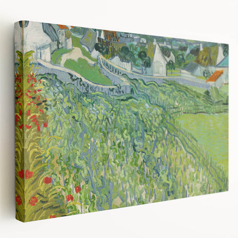 Impressionist Landscape - Vineyards at Auvers by Van Gogh Print