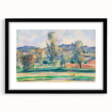 Modern Wall Art: Vibrant Autumn Landscape with Bold Brushstrokes