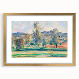 Modern Wall Art: Vibrant Autumn Landscape with Bold Brushstrokes