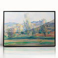 Modern Wall Art: Vibrant Autumn Landscape with Bold Brushstrokes