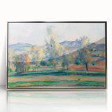 Modern Wall Art: Vibrant Autumn Landscape with Bold Brushstrokes
