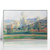Modern Wall Art: Vibrant Autumn Landscape with Bold Brushstrokes