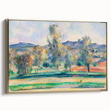 Modern Wall Art: Vibrant Autumn Landscape with Bold Brushstrokes