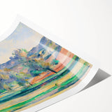 Modern Wall Art: Vibrant Autumn Landscape with Bold Brushstrokes