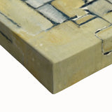 Modern Wall Art: Piet Mondrian's Composition in Brown and Gray