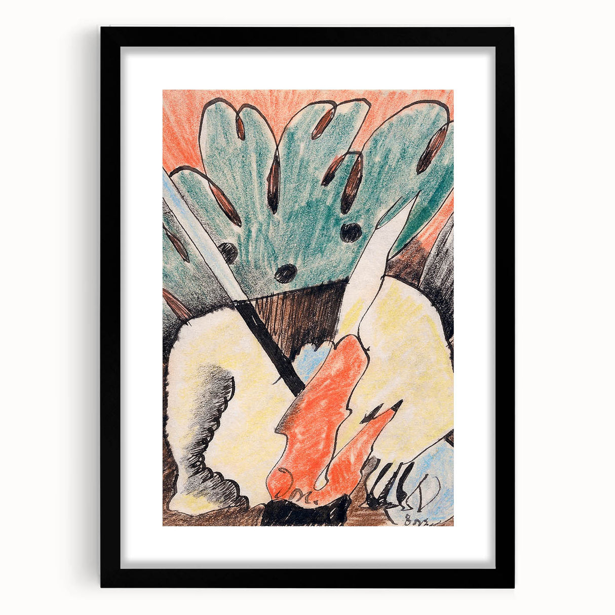 Modern Wall Art: Arthur Dove's Abstract Nature-Inspired Composition