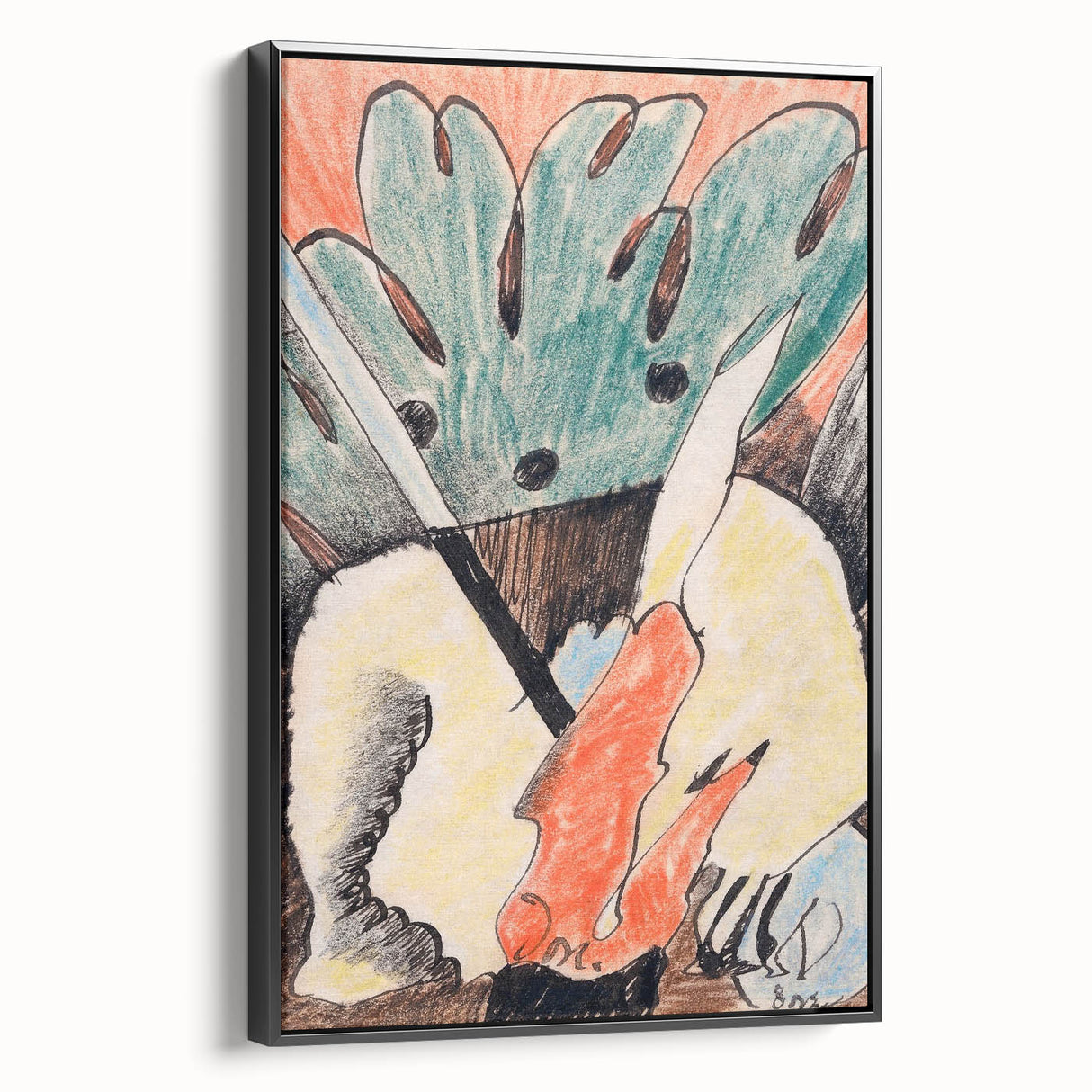 Modern Wall Art: Arthur Dove's Abstract Nature-Inspired Composition