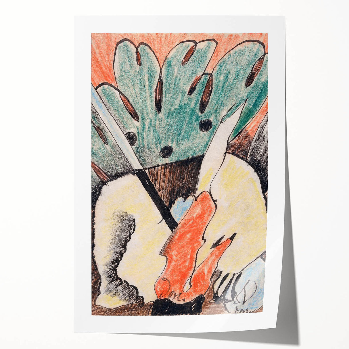 Modern Wall Art: Arthur Dove's Abstract Nature-Inspired Composition